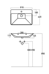 banyo dolabı roomart lavabolu atlantic seri 65 cm ahşap beyaz aynalı kapaklı banyo dolabı takımı