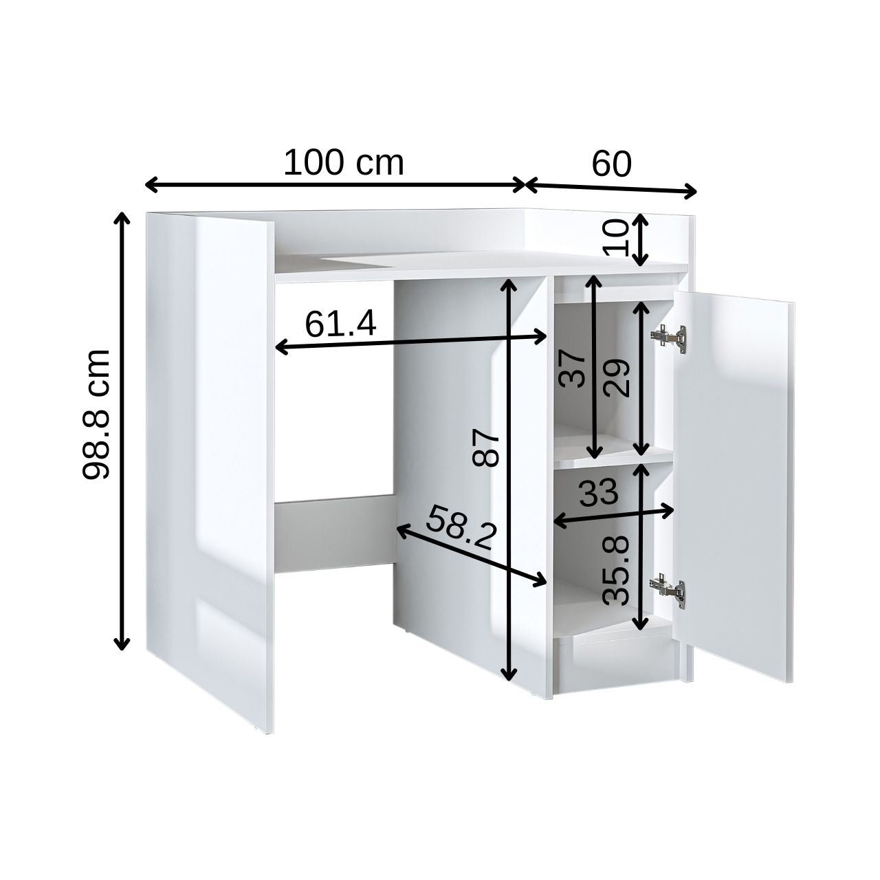 Çamaşır Makinesi Dolabı - Derin - 100cm - Roomartçamaşır makinesi dolabı2820