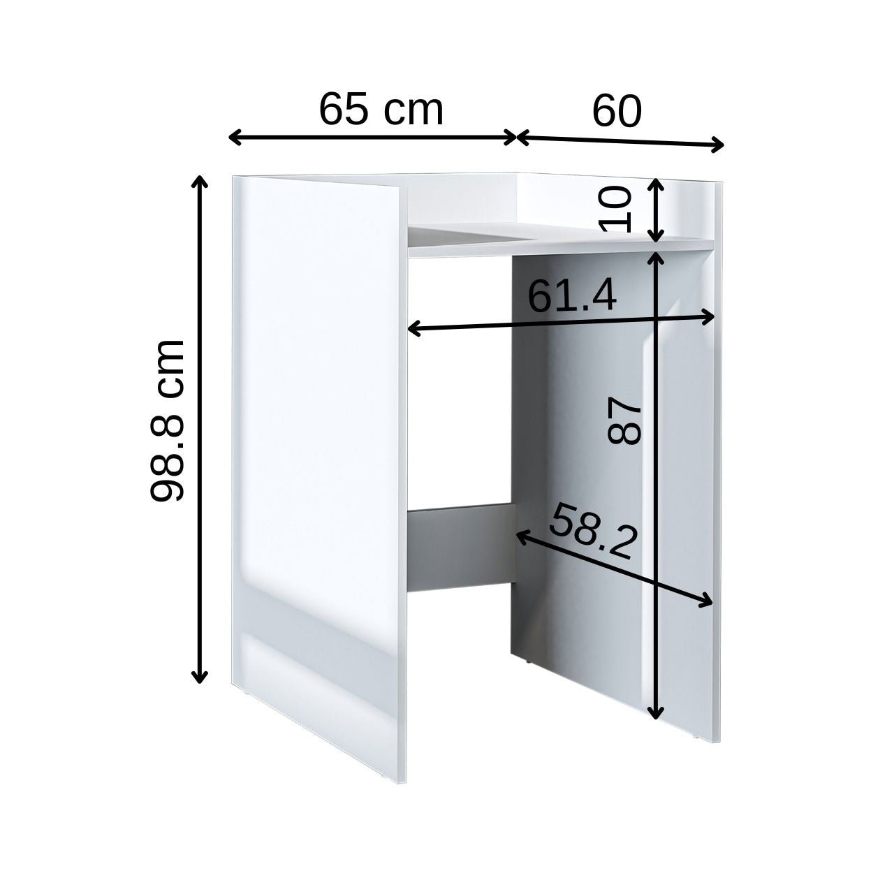 Çamaşır Makinesi Dolabı - Derin - 65cm - Roomartçamaşır makinesi dolabı2818