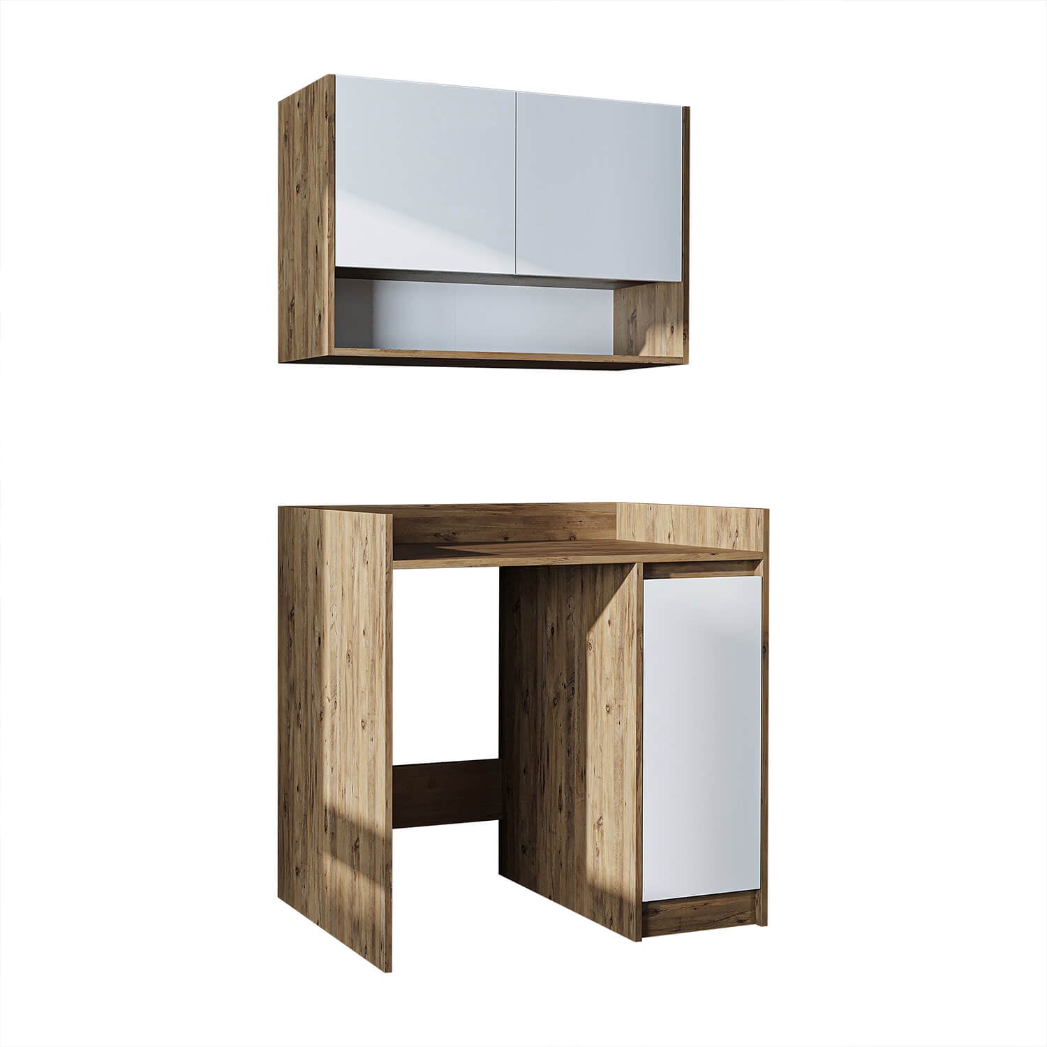 Çamaşır Makinesi Dolabı Takımı - Derin - 100cm - Roomartçamaşır makinesi dolabı2816