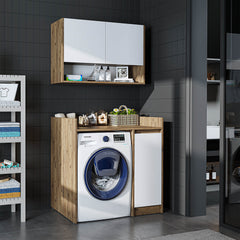 Çamaşır Makinesi Dolabı Takımı - Derin - 100cm - Roomartçamaşır makinesi dolabı2816