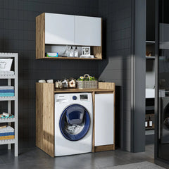 Çamaşır Makinesi Üst Dolabı - Derin - 100cm - Roomartçamaşır makinesi dolabı2830