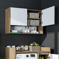 Çamaşır Makinesi Üst Dolabı - Derin - 100cm - Roomartçamaşır makinesi dolabı2830