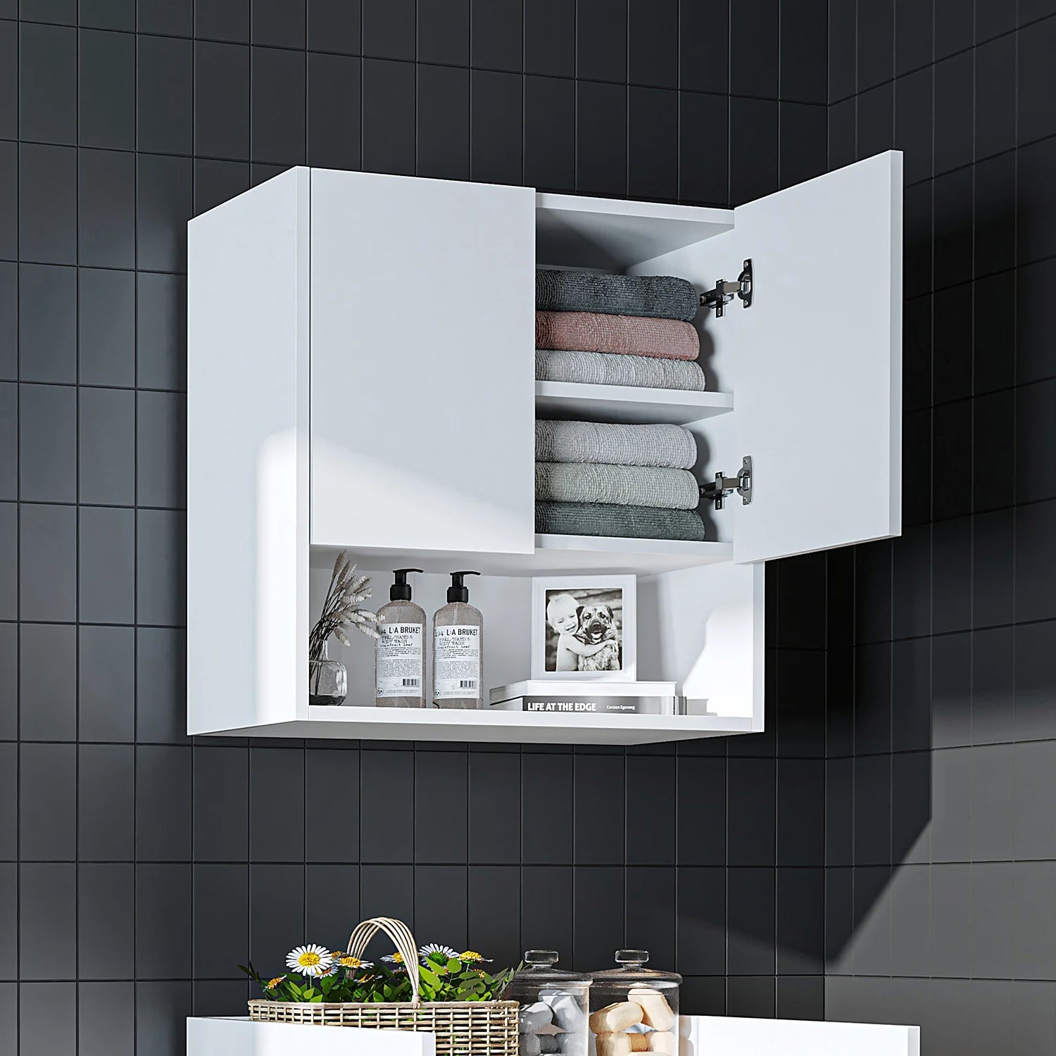 Çamaşır Makinesi Üst Dolabı - Derin - 65cm - Roomartçamaşır makinesi dolabı2824