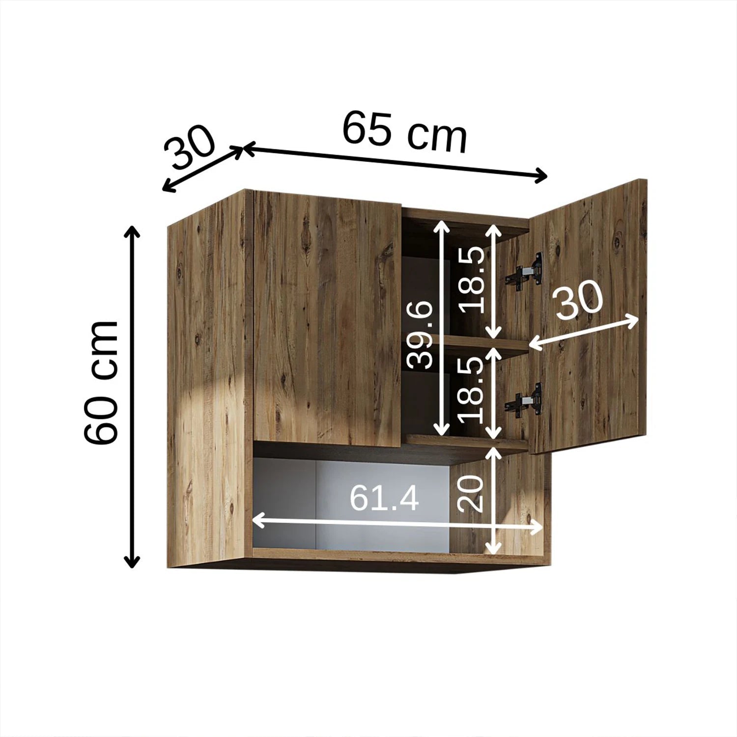 Çamaşır Makinesi Üst Dolabı - Derin - 65cm - Roomartçamaşır makinesi dolabı2825