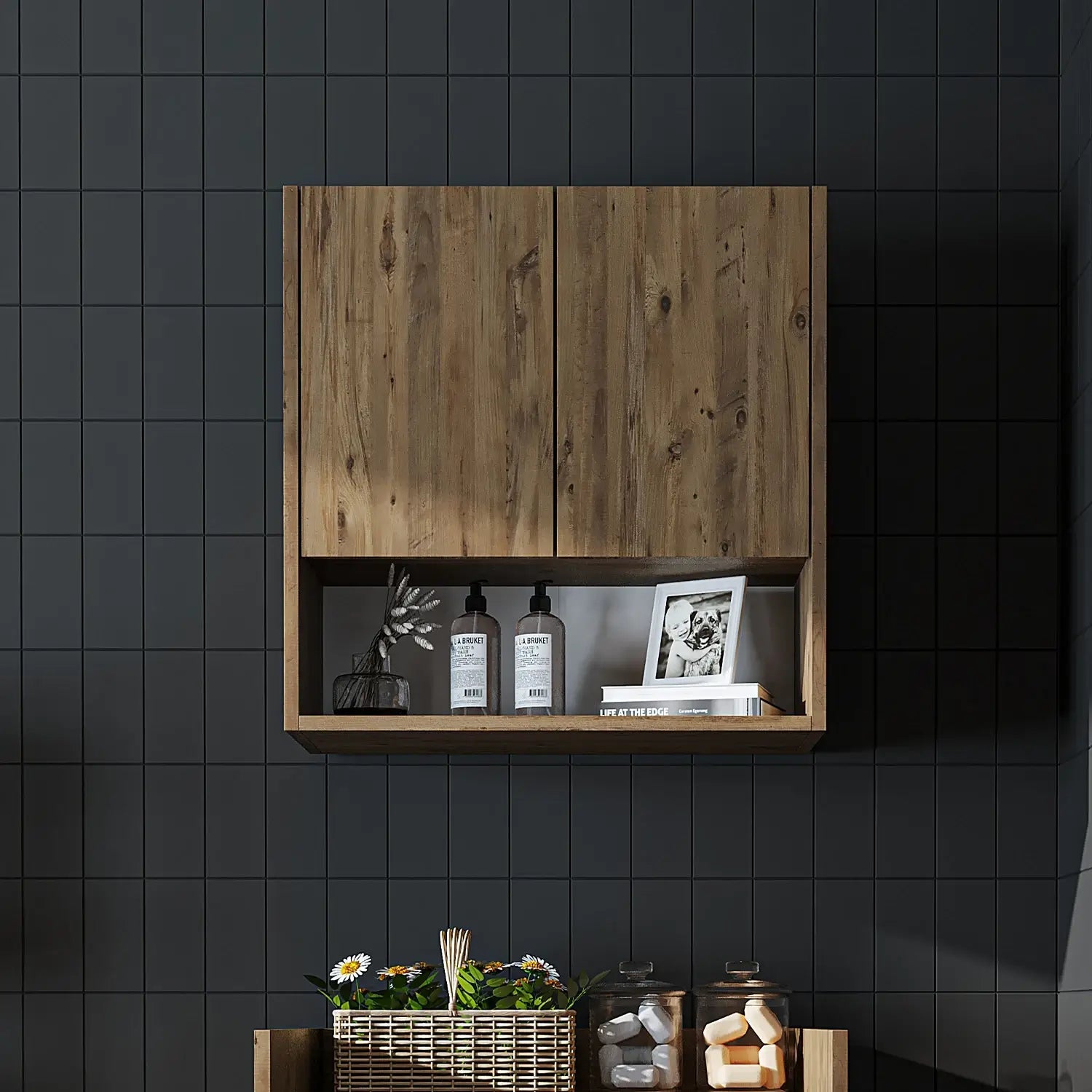 Çamaşır Makinesi Üst Dolabı - Derin - 65cm - Roomartçamaşır makinesi dolabı2825