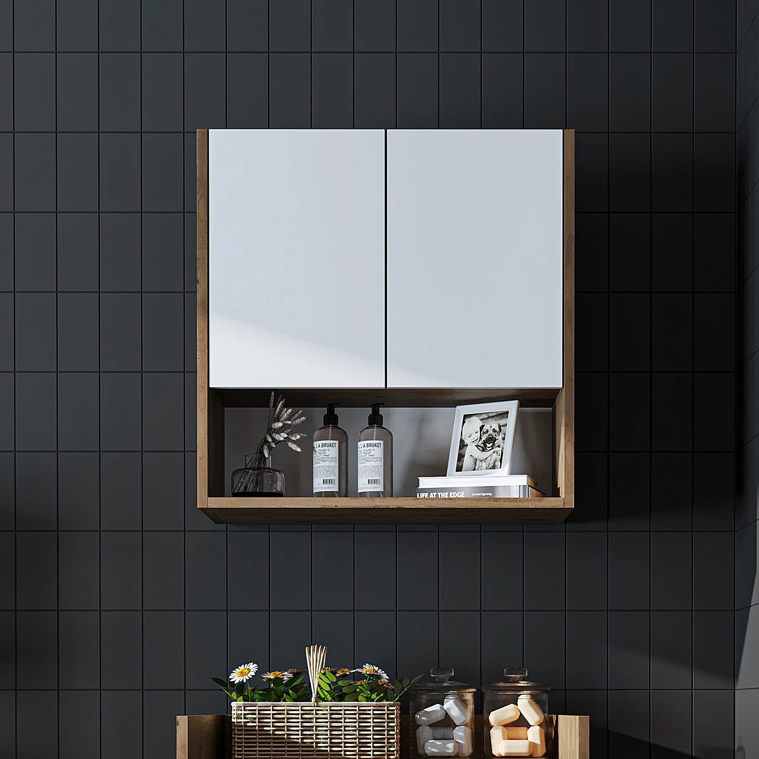 Çamaşır Makinesi Üst Dolabı - Derin - 65cm - Roomartçamaşır makinesi dolabı2826