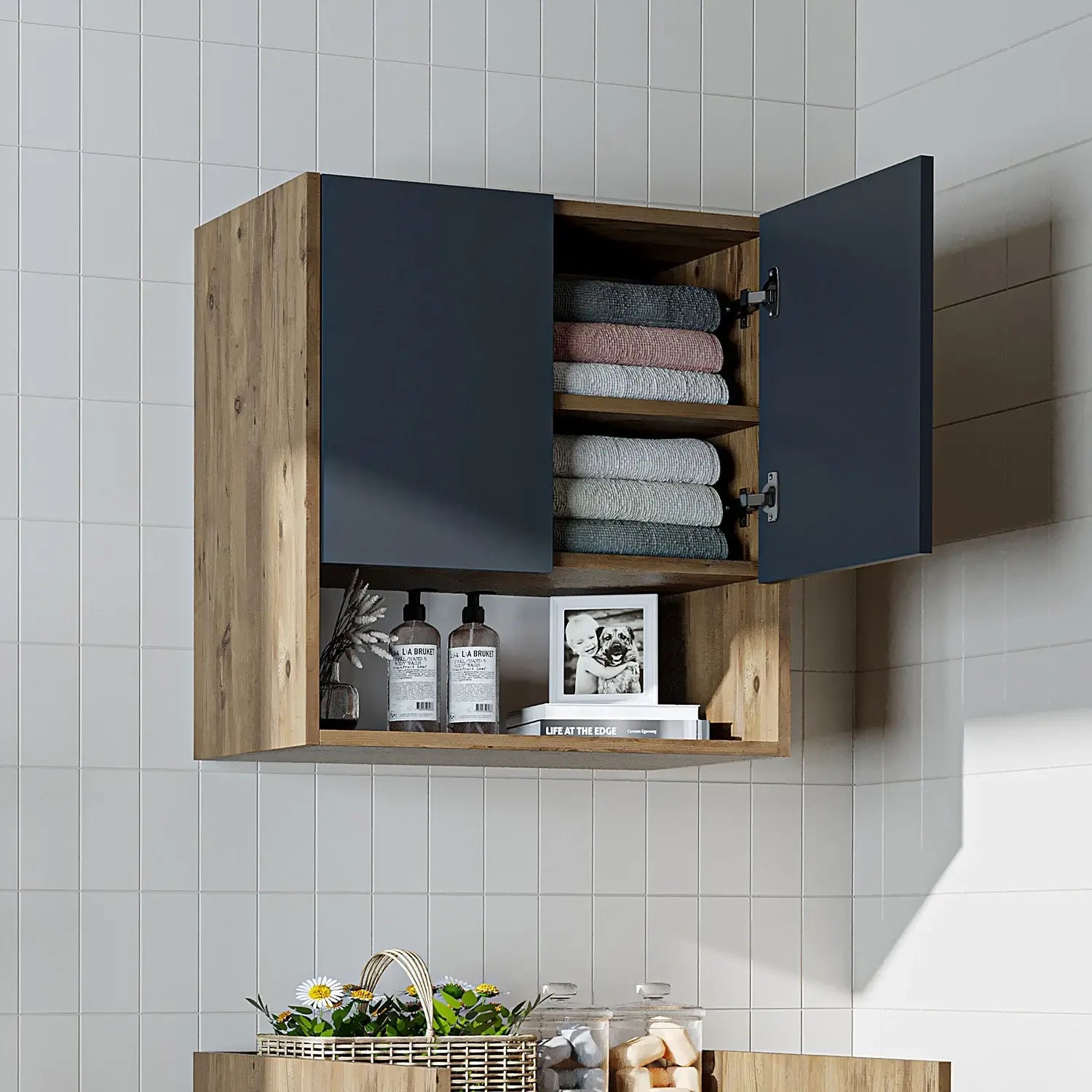 Çamaşır Makinesi Üst Dolabı - Derin - 65cm - Roomartçamaşır makinesi dolabı2827