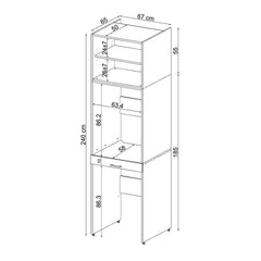 Çamaşır ve Kurutma Makinesi Dolabı - D+D2 - Roomartstore.com.trçamaşır ve kurutma makinesi dolabı1775
