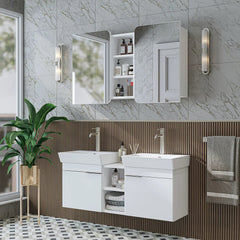 Çift Lavabolu Banyo Dolabı Takımı - Likya - Roomartbanyo dolabı2951