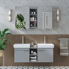 Çift Lavabolu Banyo Dolabı Takımı - Likya - Roomartbanyo dolabı2952