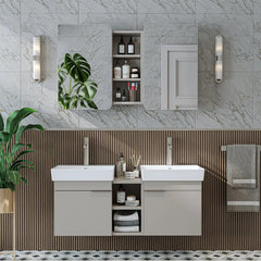 Çift Lavabolu Banyo Dolabı Takımı - Likya - Roomartbanyo dolabı2953