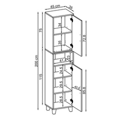 Çok Amaçlı Dolap - Como - Roomartstore.com.trçok amaçlı dolap2758