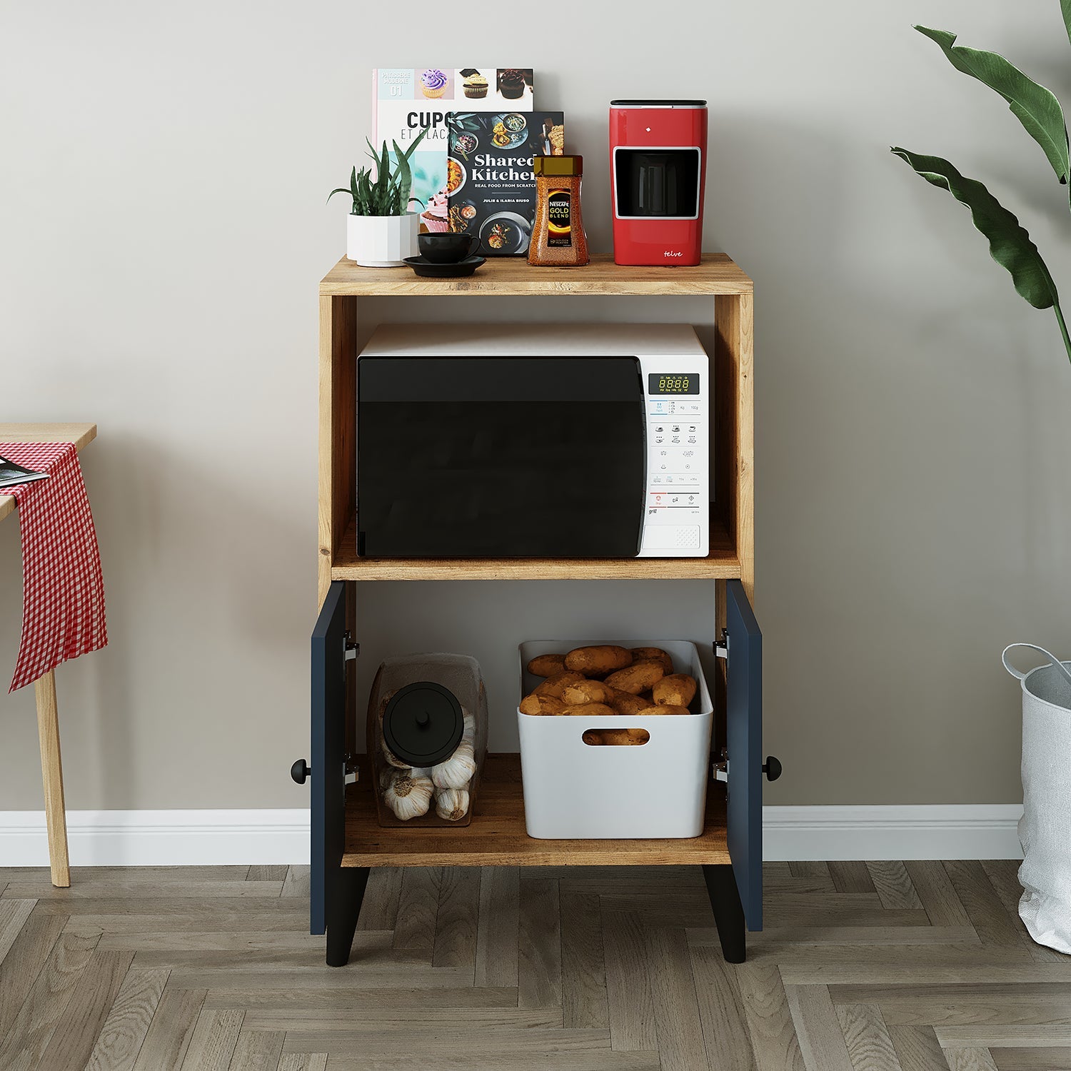 Çok Amaçlı Mutfak Kiler Mikrodalga Dolabı - Peta 60 - Roomartstore.com.trçok amaçlı dolap2106