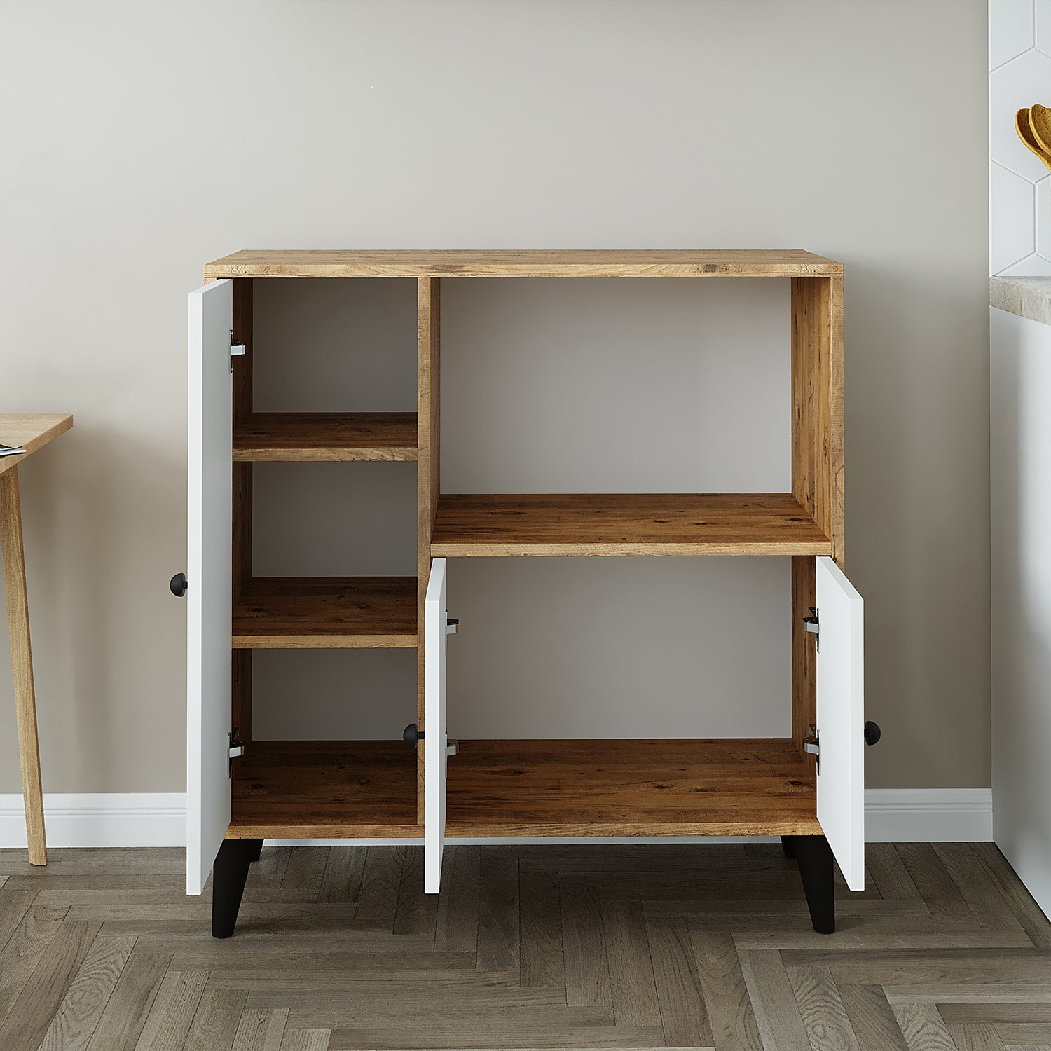 Çok Amaçlı Mutfak Kiler Mikrodalga Dolabı - Peta 90 - Roomartstore.com.trçok amaçlı dolap2096