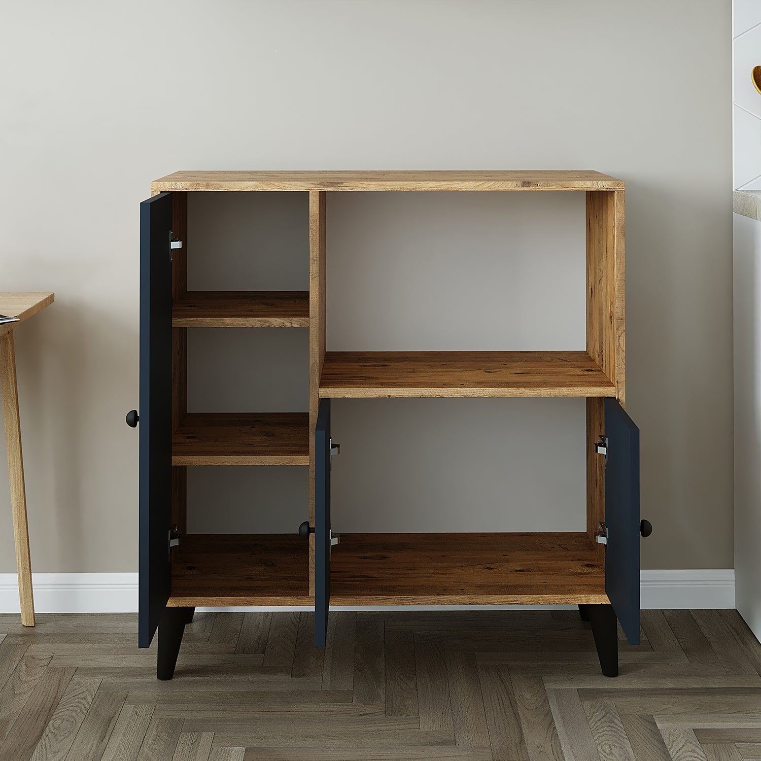Çok Amaçlı Mutfak Kiler Mikrodalga Dolabı - Peta 90 - Roomartstore.com.trçok amaçlı dolap2097