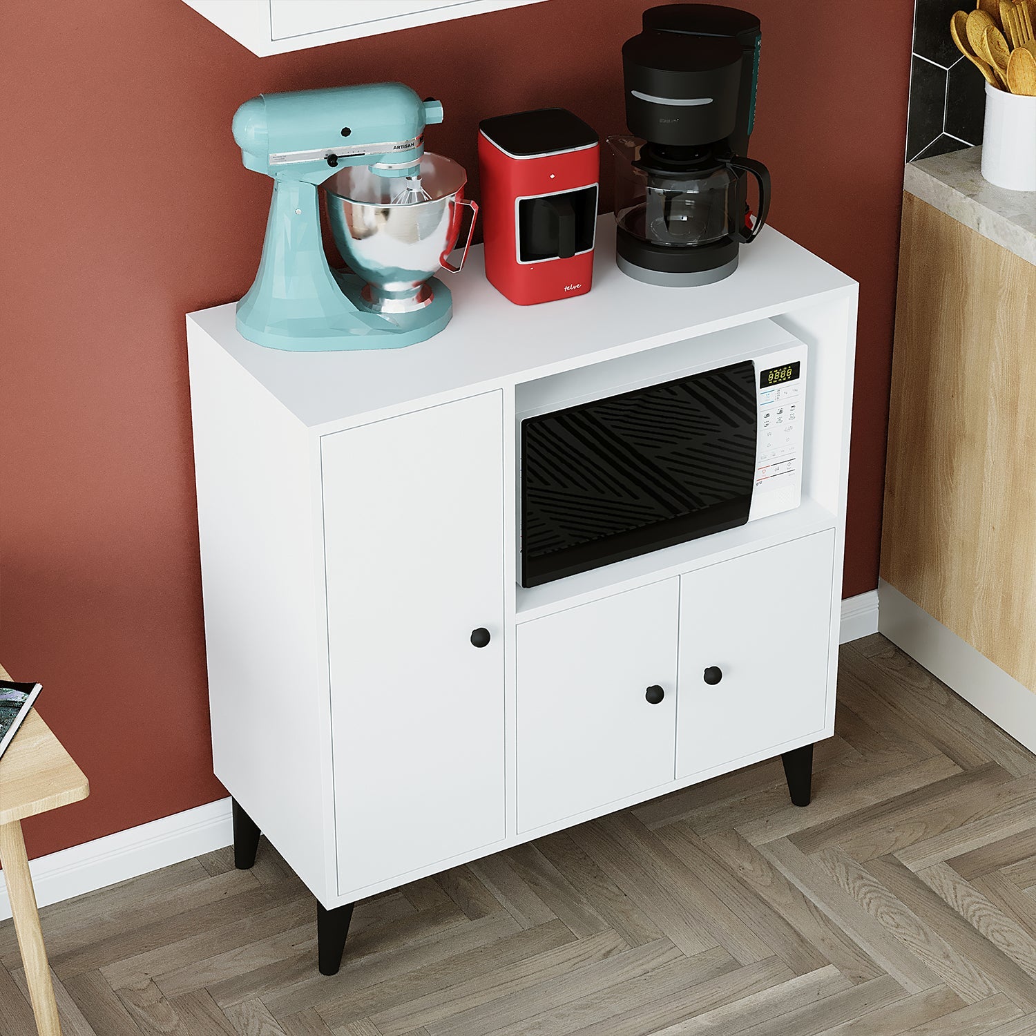 Çok Amaçlı Mutfak Kiler Mikrodalga Dolabı - Peta 90 - Roomartstore.com.trçok amaçlı dolap2098