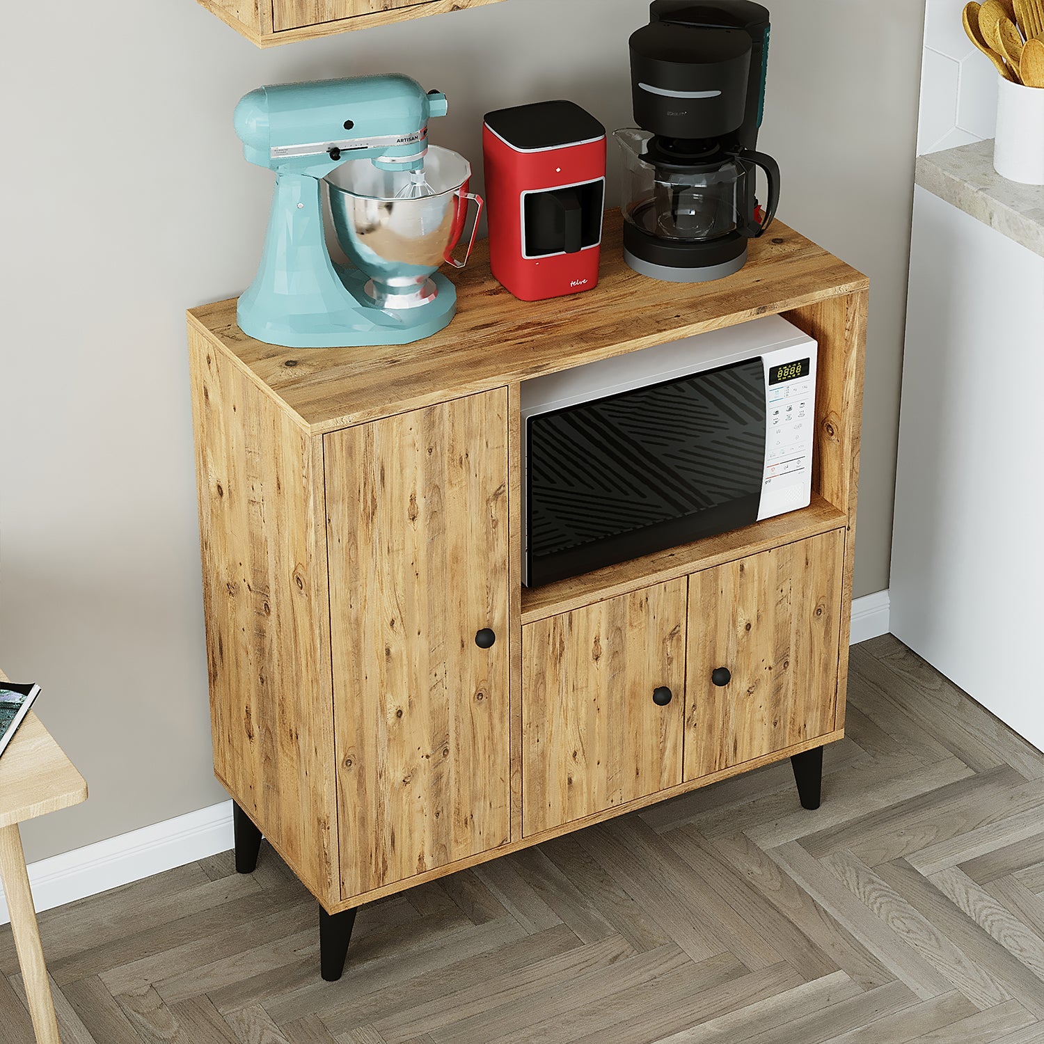 Çok Amaçlı Mutfak Kiler Mikrodalga Dolabı - Peta 90 - Roomartstore.com.trçok amaçlı dolap2118