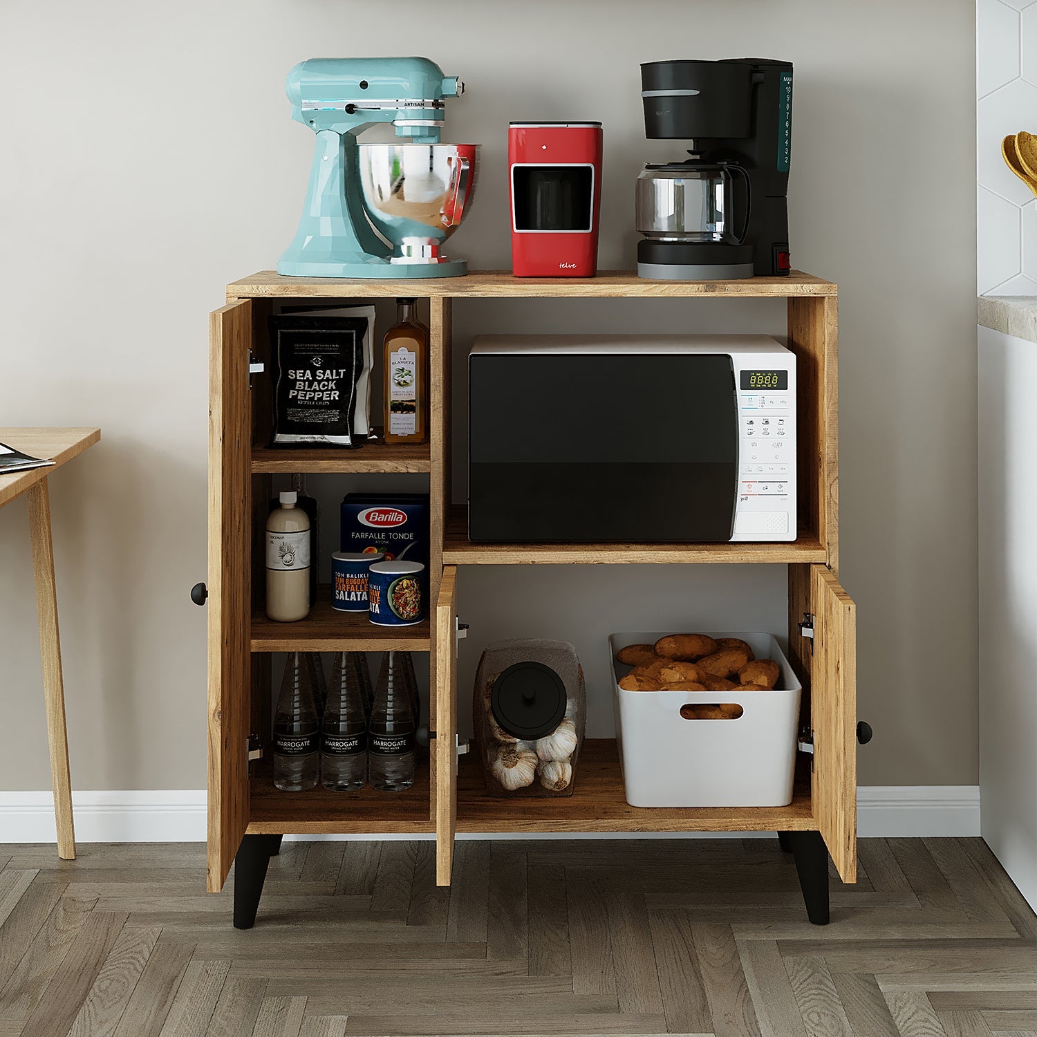 Çok Amaçlı Mutfak Kiler Mikrodalga Dolabı - Peta 90 - Roomartstore.com.trçok amaçlı dolap2118