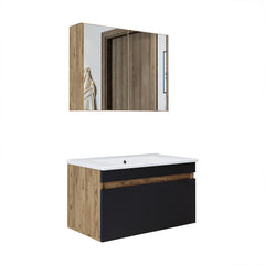 Lavabolu Banyo Dolabı 2li Set - Atria