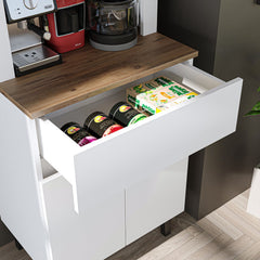 Kahve Köşesi - Çok Amaçlı Dolap - Venedik - 60 CM - Roomartkahve köşesi2808