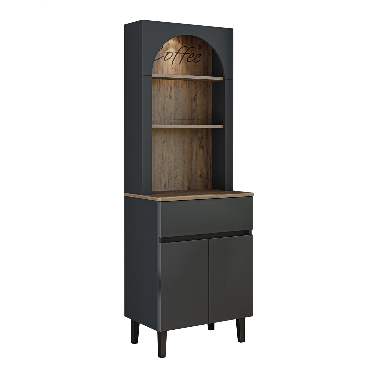 Kahve Köşesi - Çok Amaçlı Dolap - Venedik - 60 CM - Roomartkahve köşesi2808