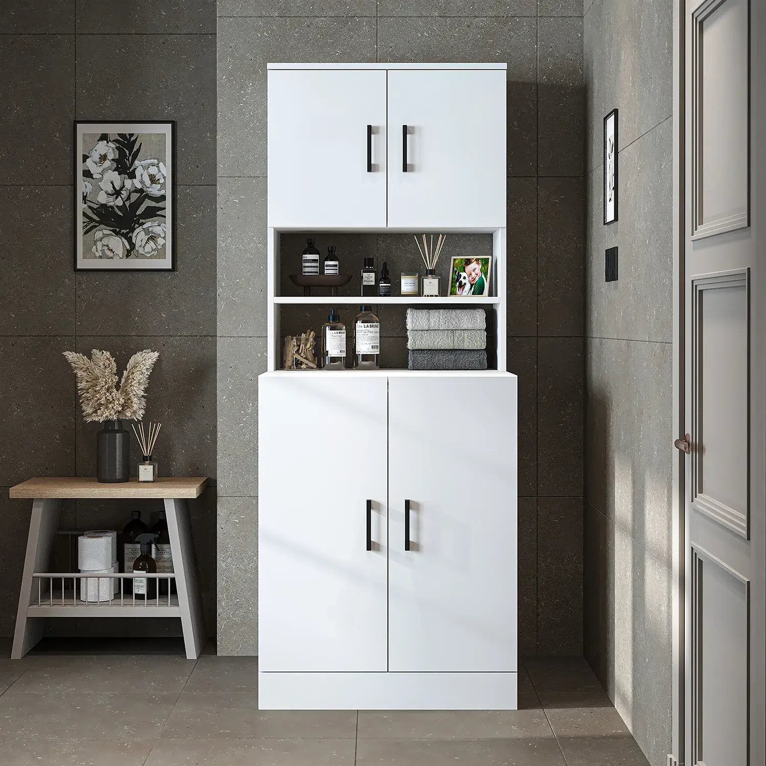 Kapaklı Çamaşır Makinesi Dolabı - 1015 - Roomartçamaşır makinesi dolabı1015.11