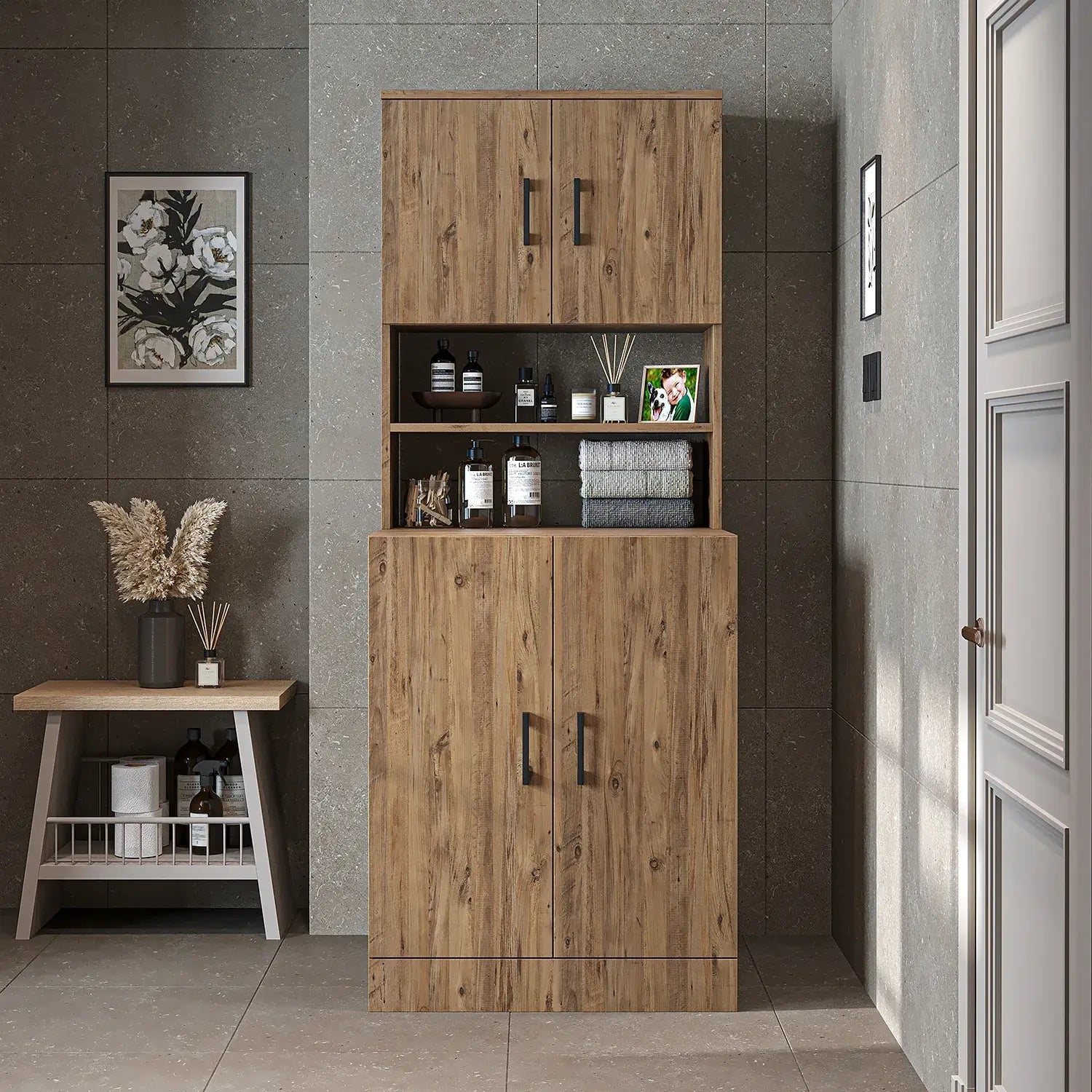 Kapaklı Çamaşır Makinesi Dolabı - 1015 - Roomartçamaşır makinesi dolabı1015.55
