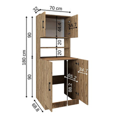 Kapaklı Çamaşır Makinesi Dolabı - 1015 - Roomartçamaşır makinesi dolabı1015.55