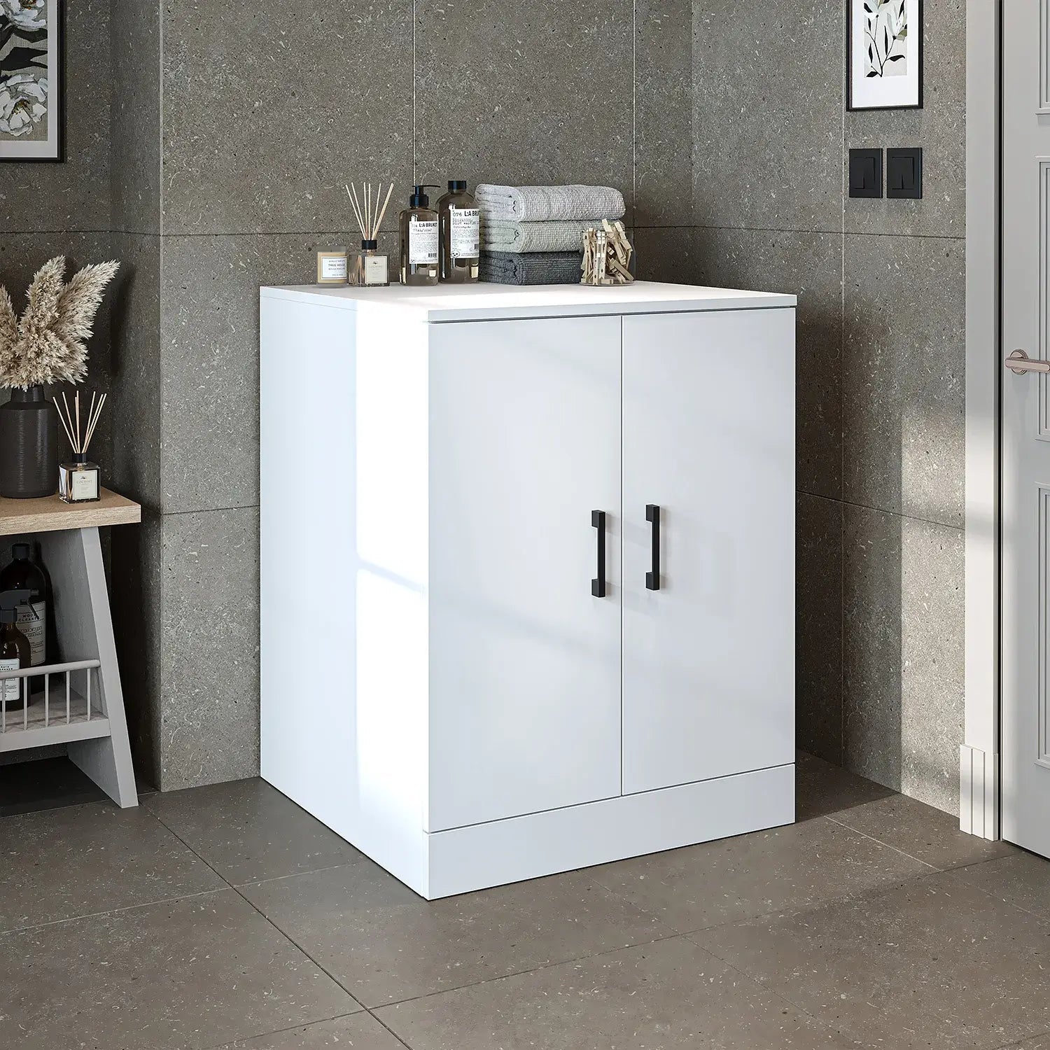 Kapaklı Çamaşır Makinesi Dolabı - 1016 - Roomartçamaşır makinesi dolabı1016.11