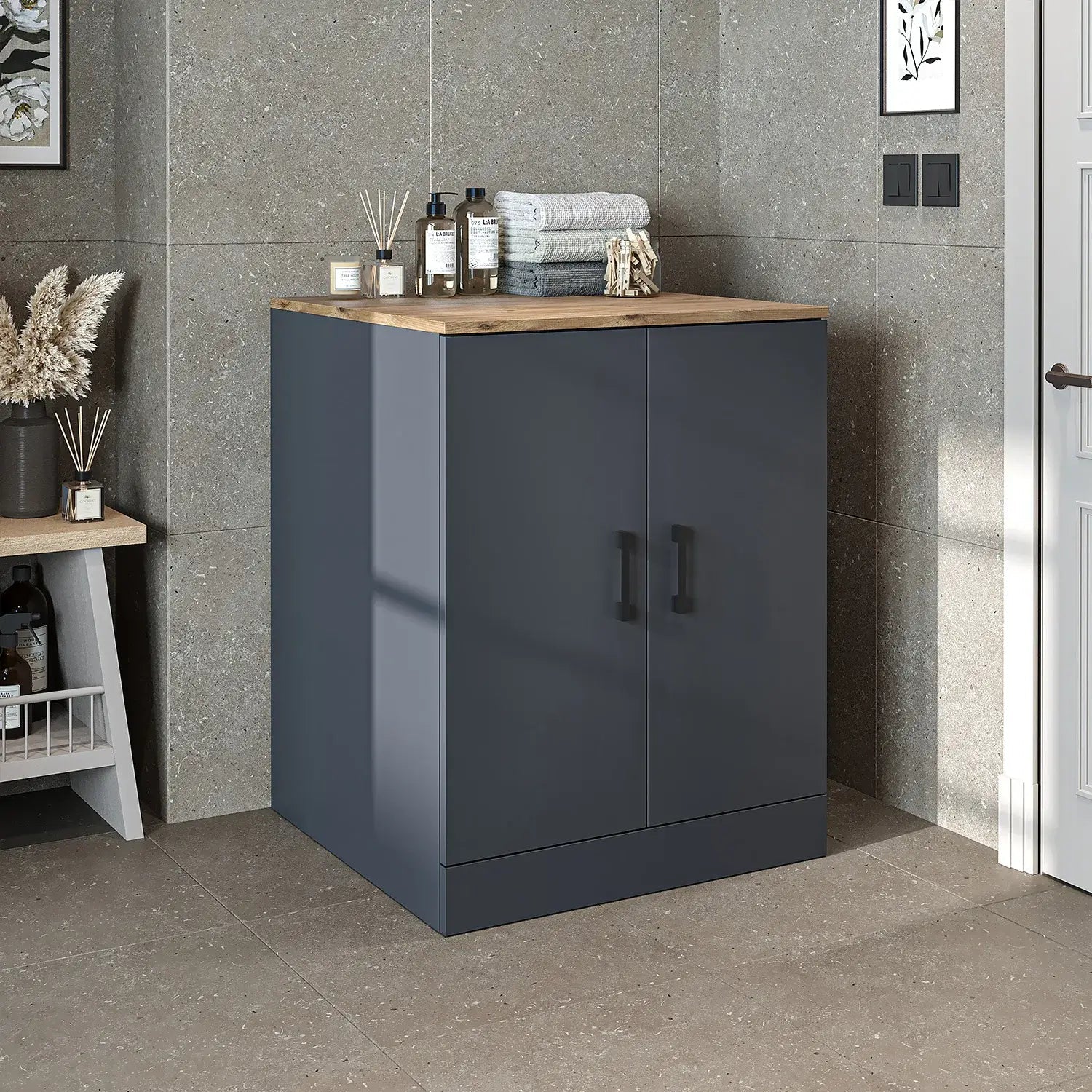 Kapaklı Çamaşır Makinesi Dolabı - 1016 - Roomartçamaşır makinesi dolabı1016.56