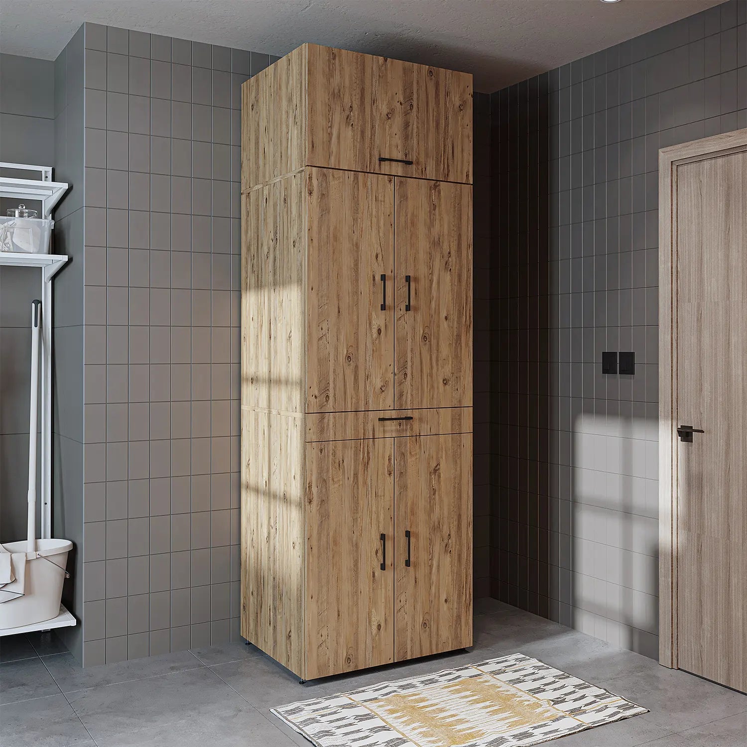 Kapaklı Çamaşır ve Kurutma Makinesi Dolabı - Dora - Roomartçamaşır ve kurutma makinesi dolabı2921