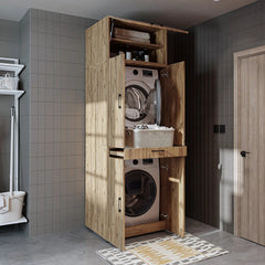 Kapaklı Çamaşır ve Kurutma Makinesi Dolabı - Dora - Roomartçamaşır ve kurutma makinesi dolabı2921