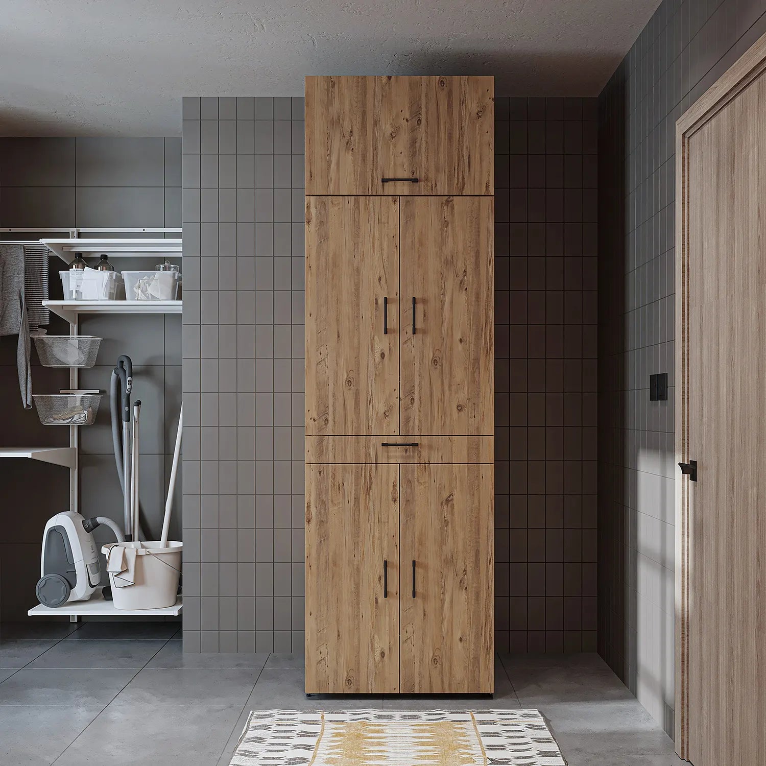 Kapaklı Çamaşır ve Kurutma Makinesi Dolabı - Dora - Roomartçamaşır ve kurutma makinesi dolabı2921