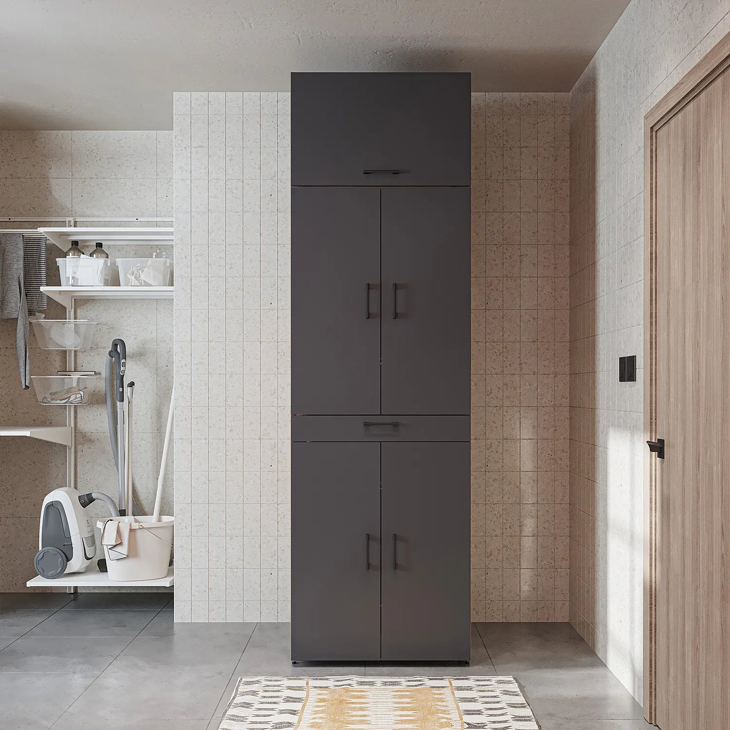 Kapaklı Çamaşır ve Kurutma Makinesi Dolabı - Dora - Roomartçamaşır ve kurutma makinesi dolabı2922