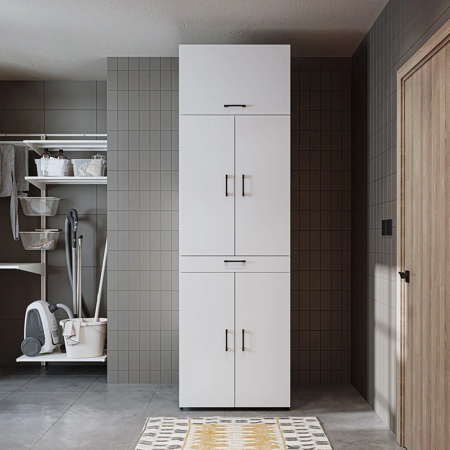 Kapaklı Çamaşır ve Kurutma Makinesi Dolabı - Dora - Roomartçamaşır ve kurutma makinesi dolabı2923