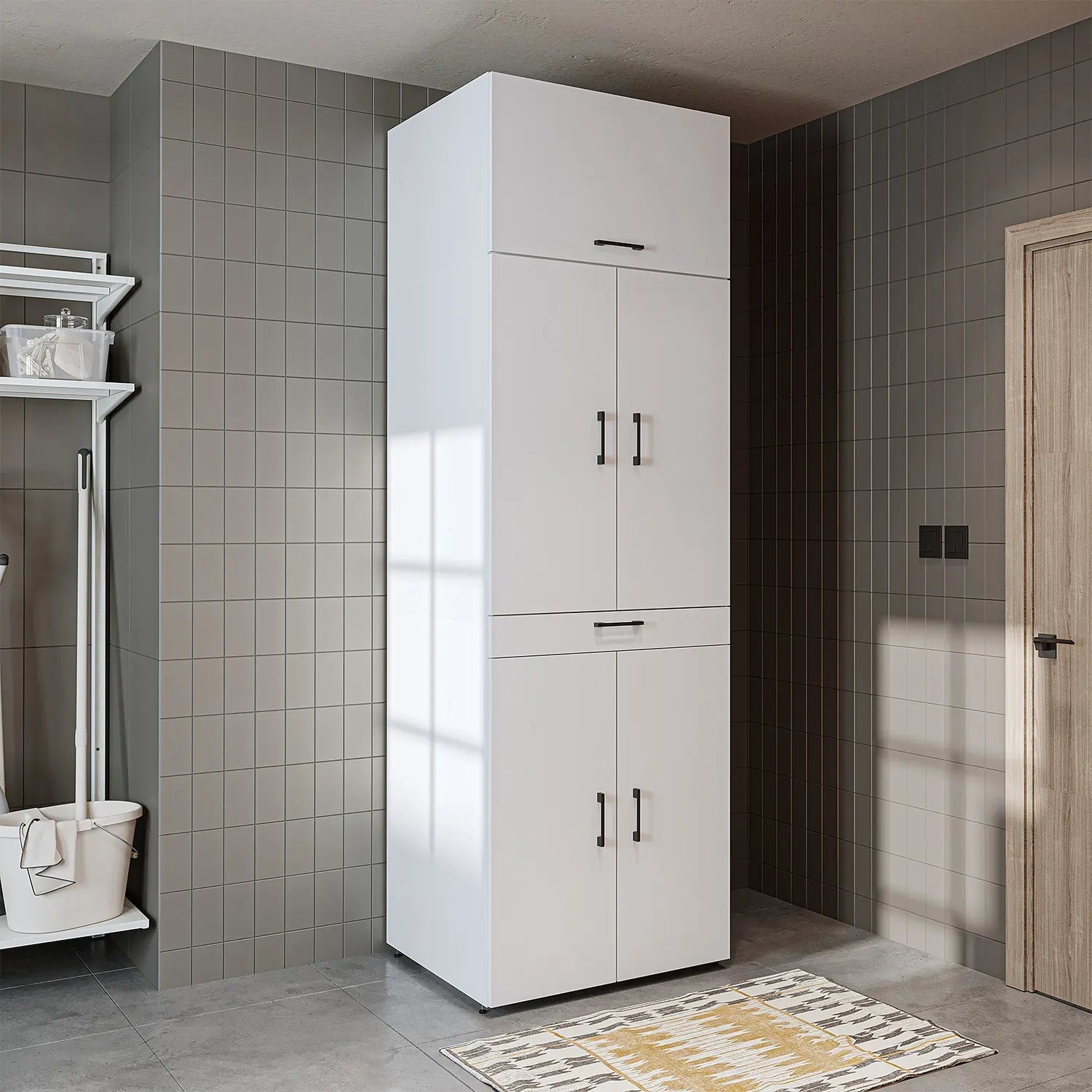 Kapaklı Çamaşır ve Kurutma Makinesi Dolabı - Dora - Roomartçamaşır ve kurutma makinesi dolabı2924