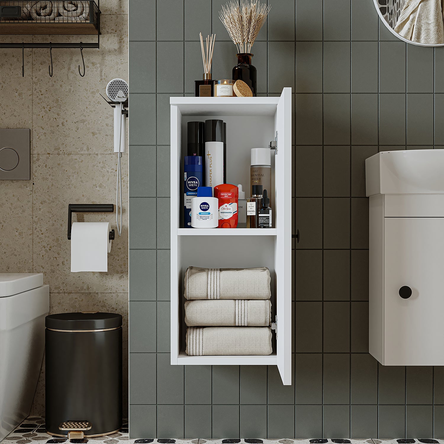 Kısa Boy Dolabı - Punto - Roomartstore.com.trbanyo dolabı2334