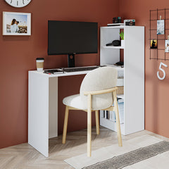 Kitaplıklı Çalışma Masası - Laura - Roomartstore.com.tr