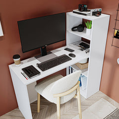 Kitaplıklı Çalışma Masası - Laura - Roomartstore.com.tr