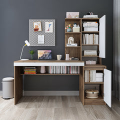 Kitaplıklı Çalışma Masası - Nora - Sağ - Roomartçalışma masası2907
