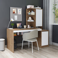Kitaplıklı Çalışma Masası - Nora - Sağ - Roomartçalışma masası2907