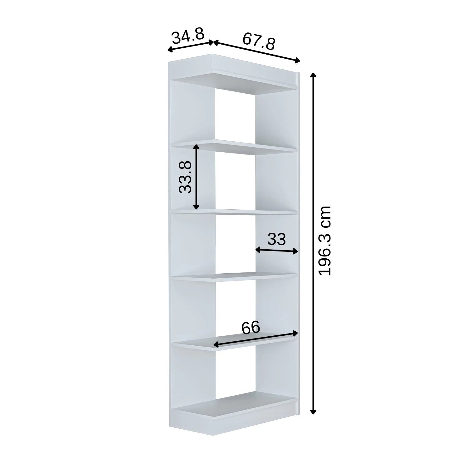 Köşe Kitaplık - Flat - Roomartkitaplık2850