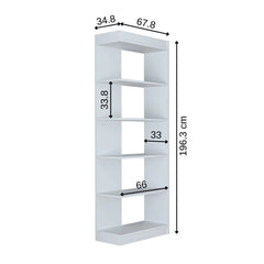 Köşe Kitaplık - Flat - Roomartkitaplık2850