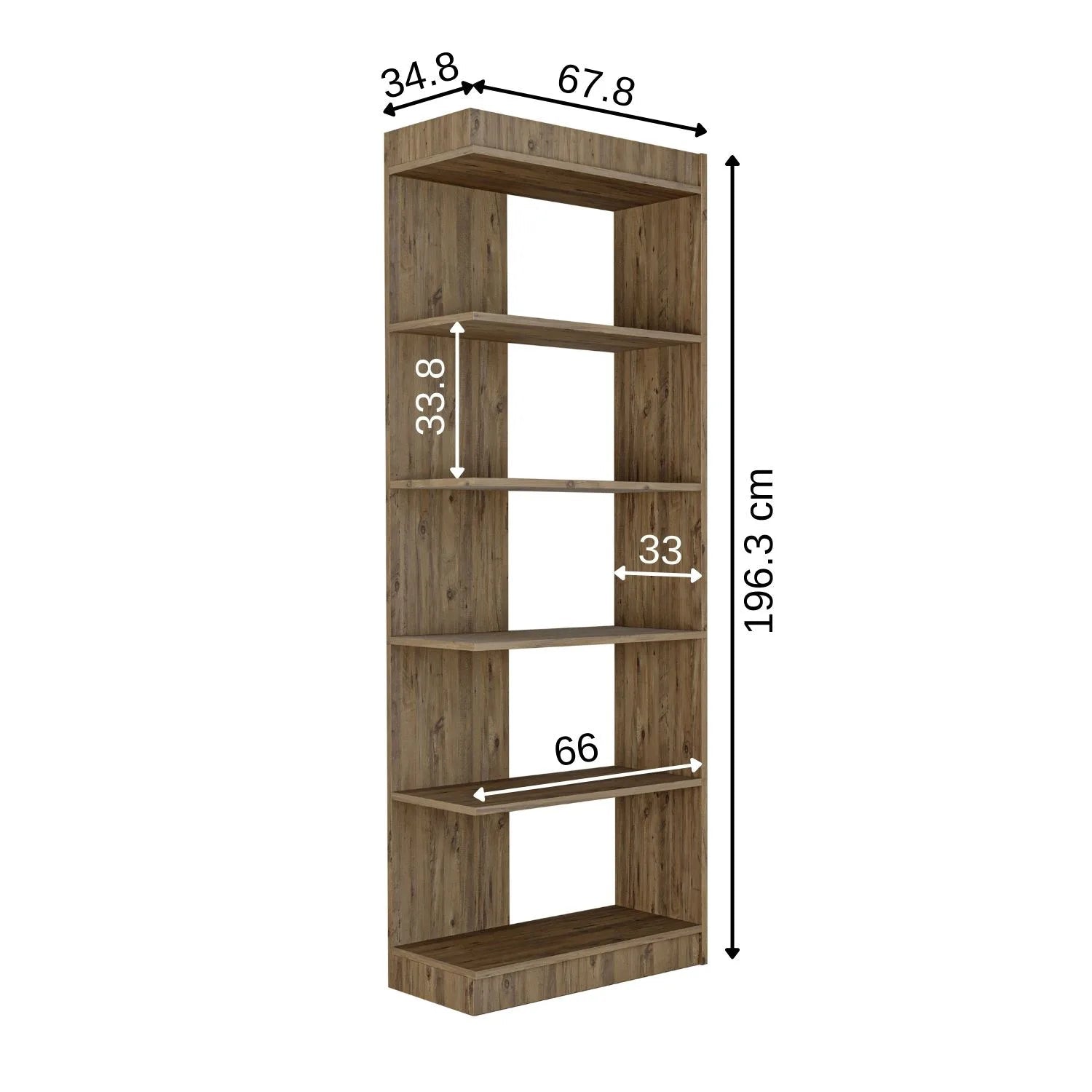 Köşe Kitaplık - Flat - Roomartkitaplık2851
