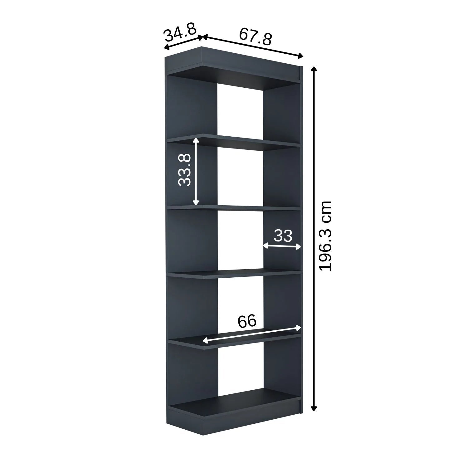 Köşe Kitaplık - Flat - Roomartkitaplık2852
