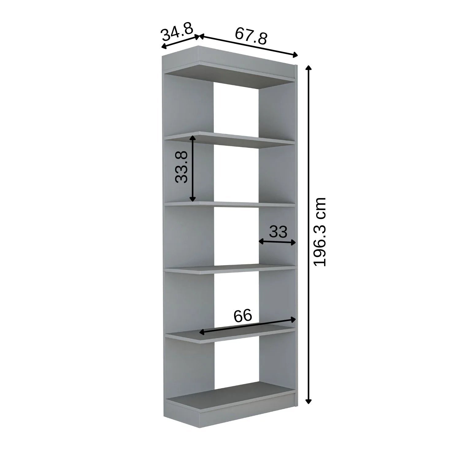 Köşe Kitaplık - Flat - Roomartkitaplık2853