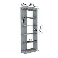 Köşe Kitaplık - Flat - Roomartkitaplık2853