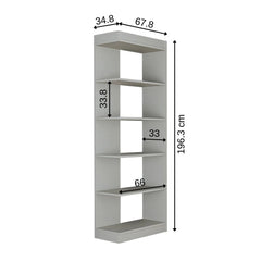 Köşe Kitaplık - Flat - Roomartkitaplık2854