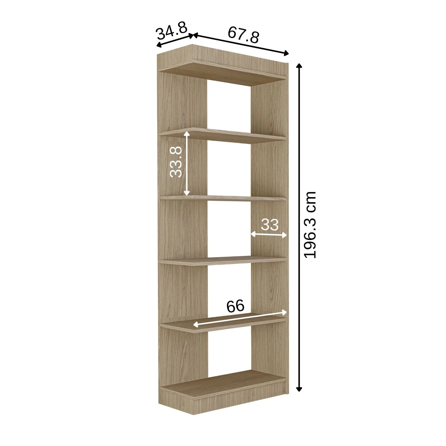 Köşe Kitaplık - Flat - Roomartkitaplık2855